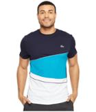 Lacoste - T2 Geometric Stripe Ultra Dry Tee