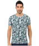 Ted Baker - Twistay Tree And Parrot Printed T-shirt