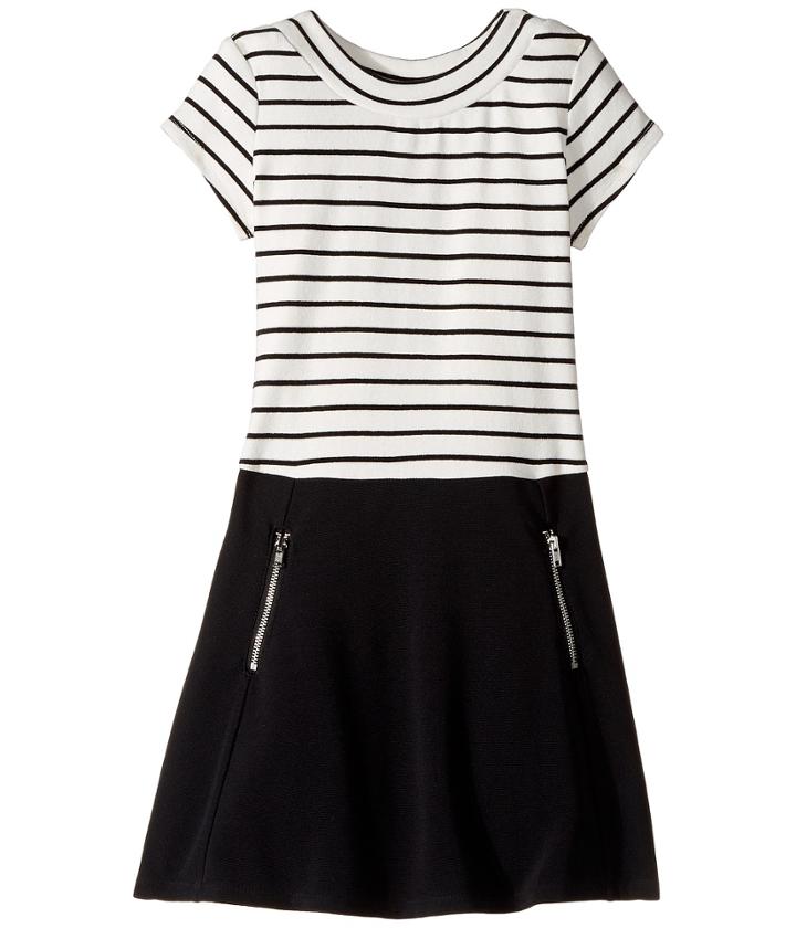 Us Angels - Cap Sleeve Scoop Neck Dress