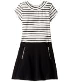 Us Angels - Cap Sleeve Scoop Neck Dress