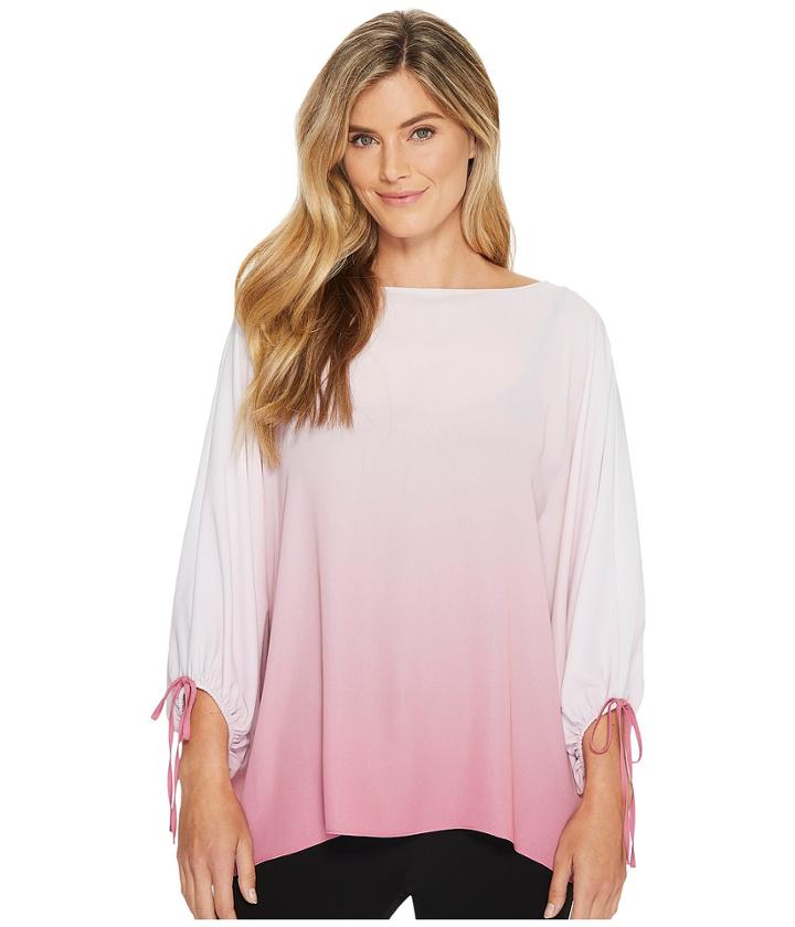 Vince Camuto - Long Sleeve Ombre Echo Tie Cuff Blouse