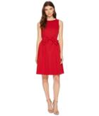 Tahari By Asl - Faille Bow-front Dress