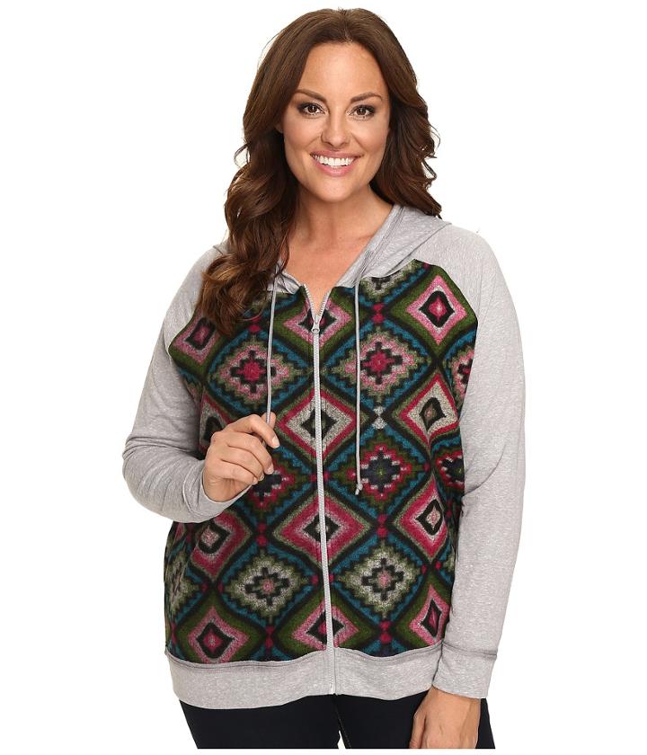 Roper - Plus Size The Bright Side French Terry Hoodie