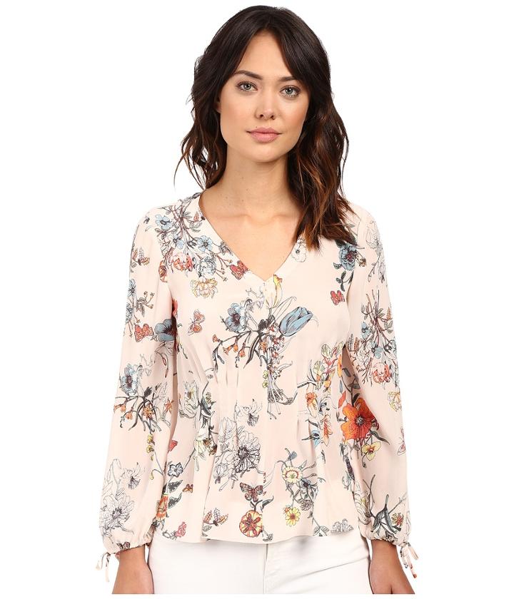 Rebecca Taylor - Meadow Floral Print Long Sleeve Blouse