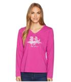 Life Is Good - Double Adirondack Long Sleeve Crusher Vee