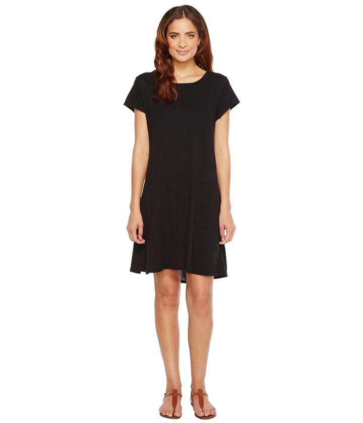 Heather - Cotton Gauze Panel Back Tee Dress