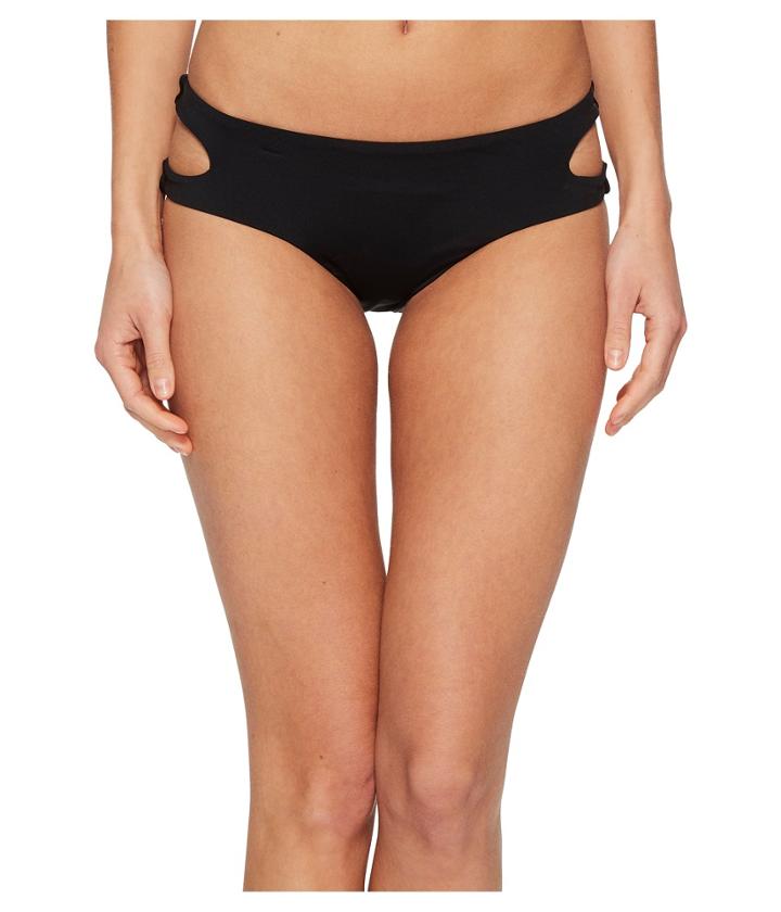 The Bikini Lab - Solid Cutout Hipster Bikini Bottom