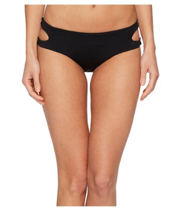 The Bikini Lab - Solid Cutout Hipster Bikini Bottom