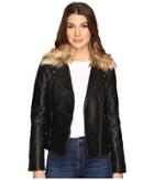 Lucky Brand - Faux-fur Moto Jacket