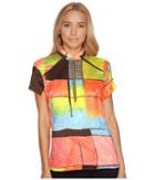 Jamie Sadock - Crunchy Glo Print Short Sleeve Top