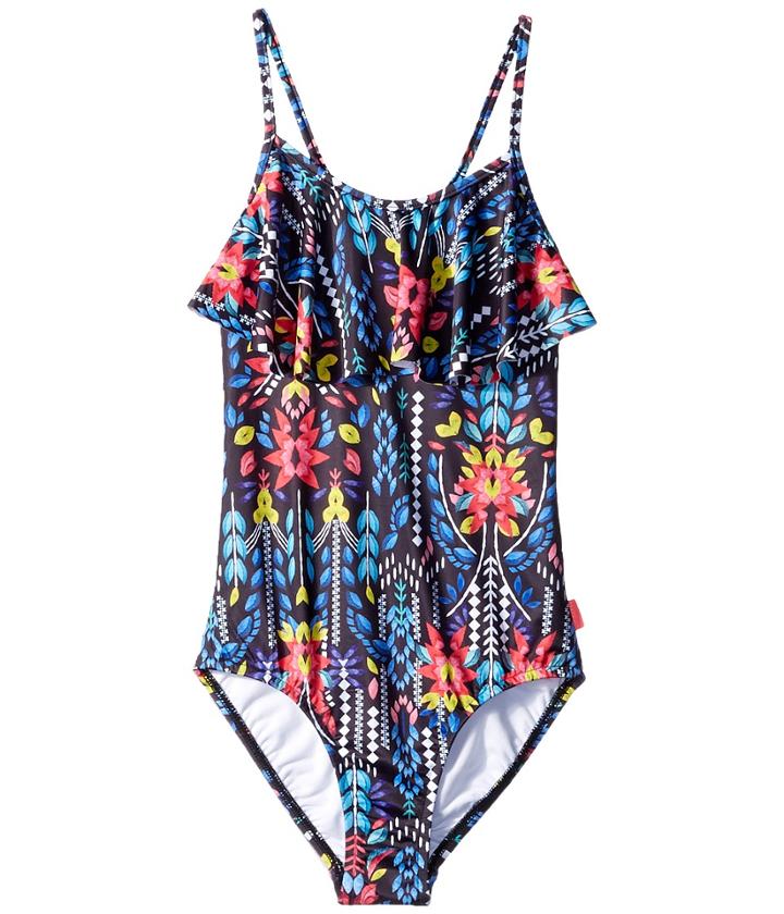 Seafolly Kids - Mexicana Fiesta Ruffle Tank One-piece