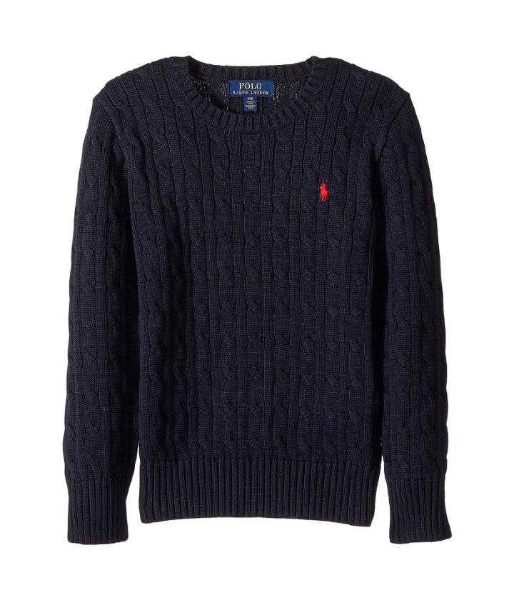 Polo Ralph Lauren Kids - Cable Knit Cotton Sweater