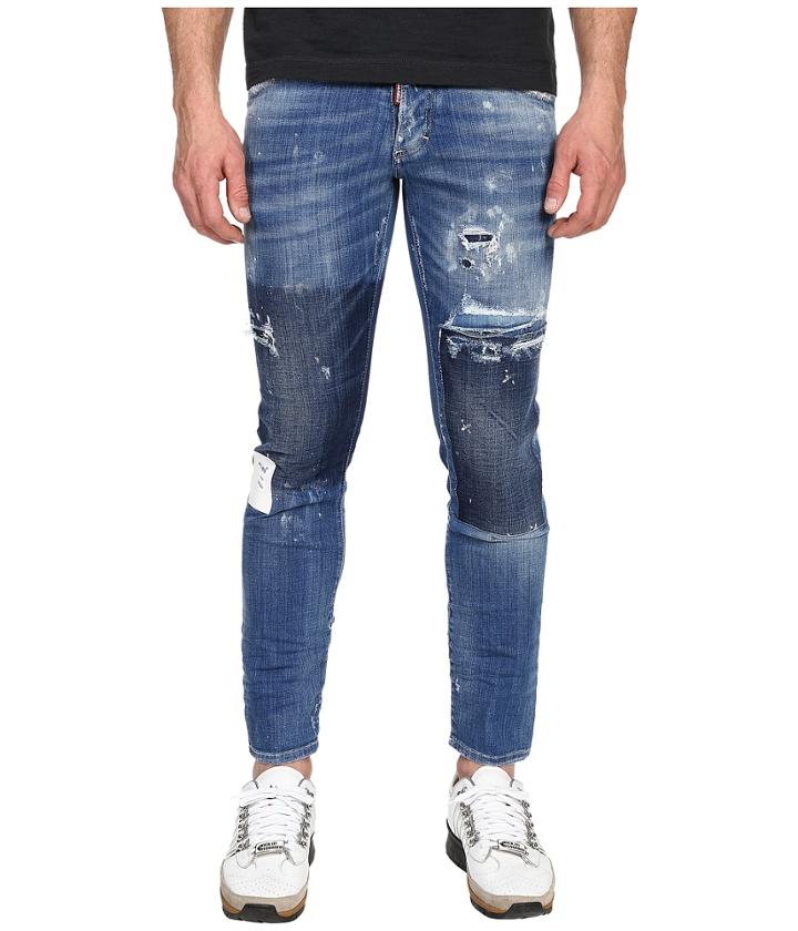 Dsquared2 - Gesso Patch Wash Five-pocket Clement Jeans