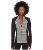 Kate Spade New York X Beyond Yoga - Saturday Stripe Raglan Jacket