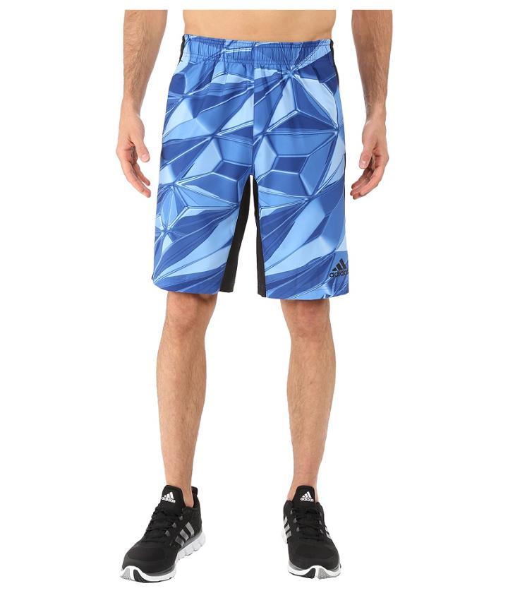 Adidas - Team Issue 3-stripes Shorts - Liquid Crystal Photo Print