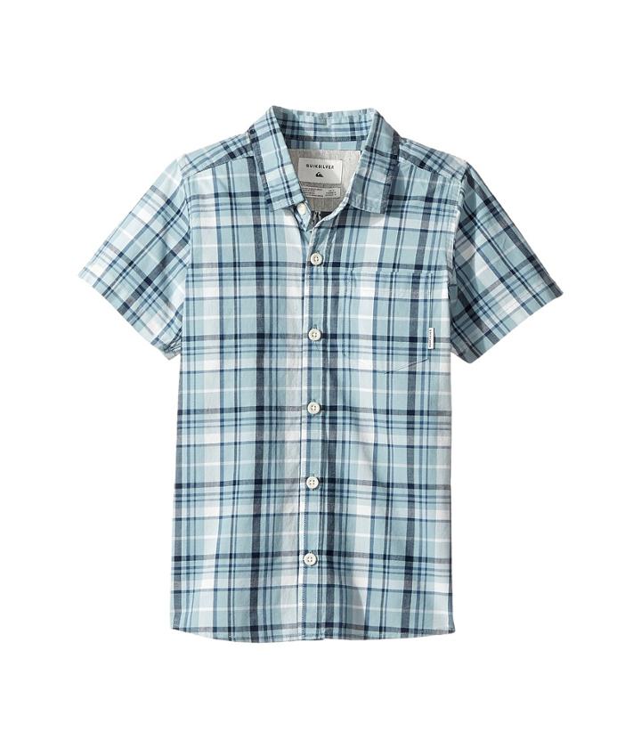 Quiksilver Kids - Everyday Check Short Button Up Sleeve Shirt