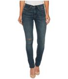 Nydj - Ami Skinny Leggings In Desert Gold Knee Slit