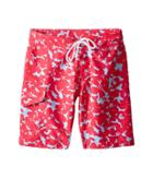 Oscar De La Renta - Abstract Floral Surfer Boardshorts