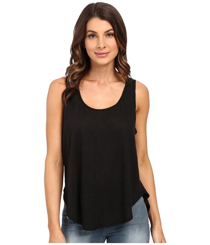Heather - Linen Scoop Tank Top