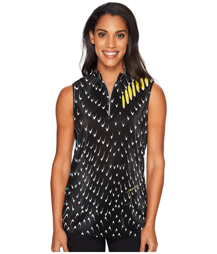 Jamie Sadock - Crunchy Habu Print Sleeveless Top