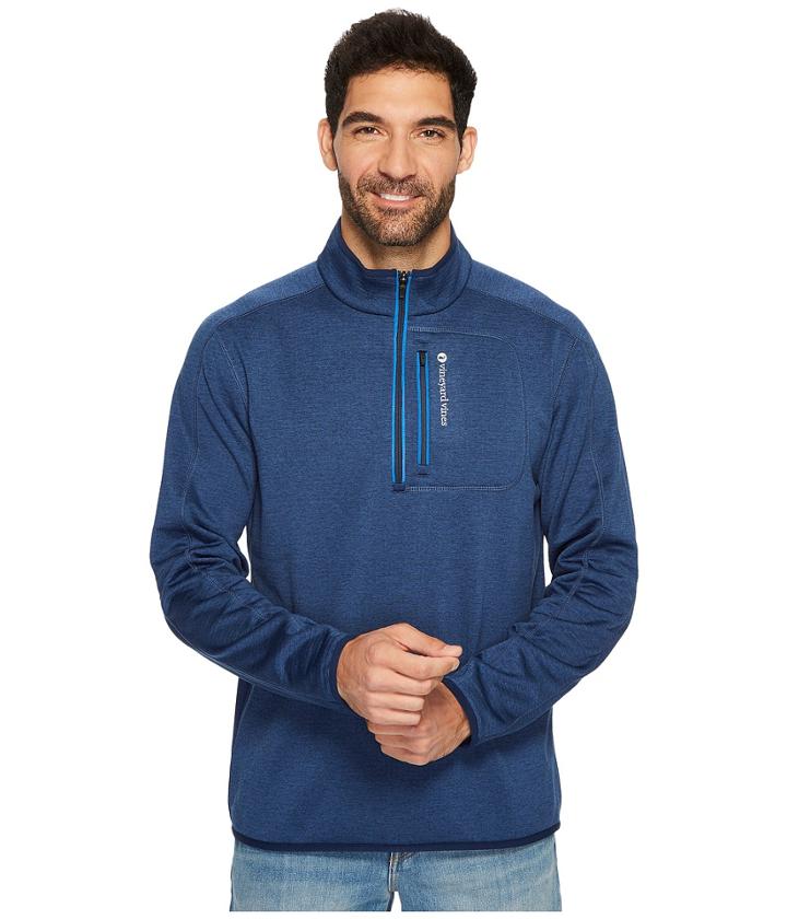Vineyard Vines - Grid Fleece 1/4 Zip Pullover