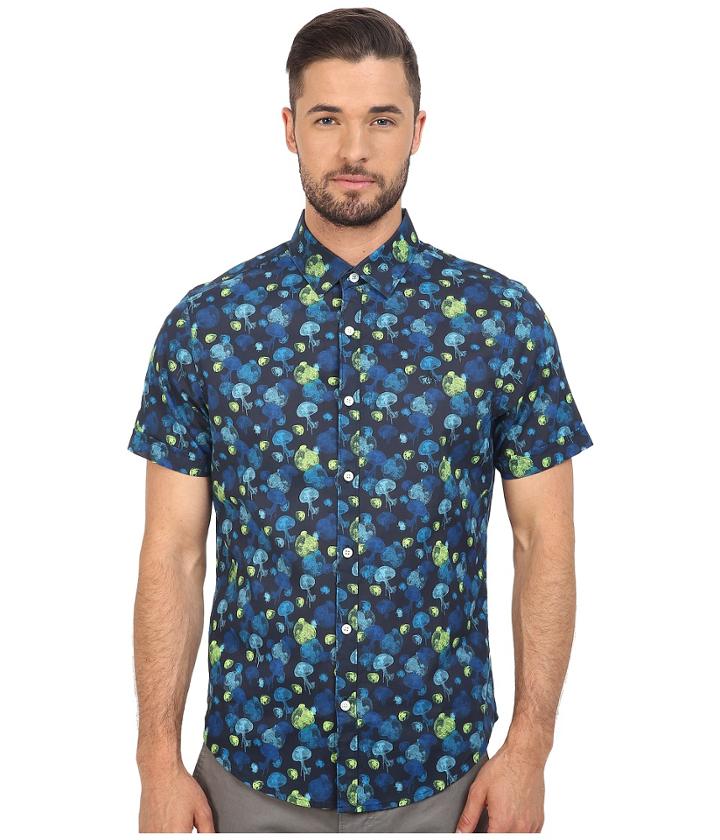 Original Penguin - Short Sleeve Jellyfish Print Lawn