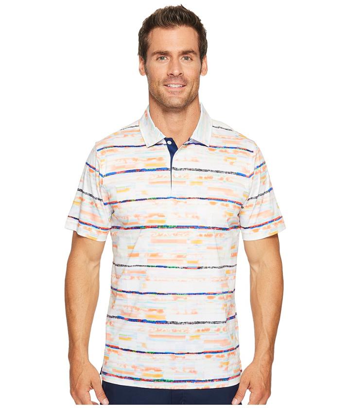 Bugatchi - F21 Short Sleeve Digital Prints Three-button Shirt