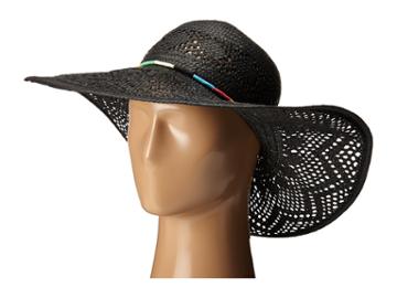 San Diego Hat Company - Pbl3067 Round Crown Floppy Sun Hat With Multicolor Thread Beads