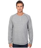 Original Penguin - Long Sleeve Lightweight French Terry Henley