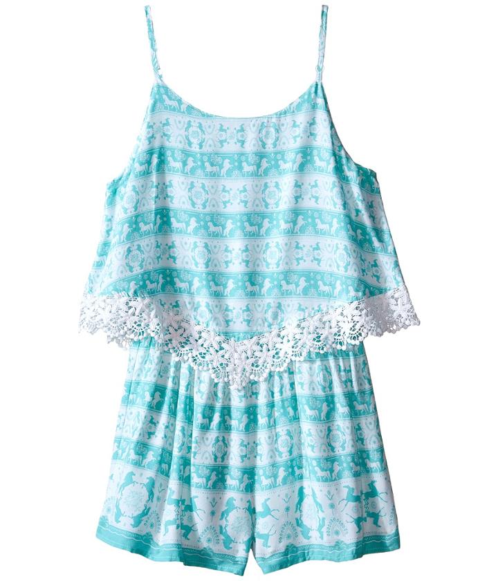Pumpkin Patch Kids - Border Print Playsuit
