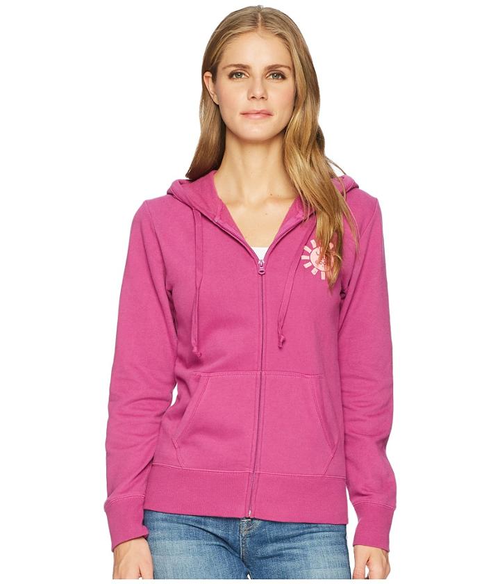 Life Is Good - Print Pattern Sun Hooded Sweatshirt