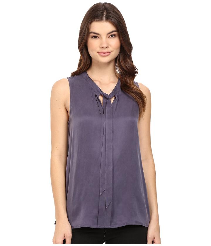 Splendid - Washed Cupro Sleeveless Necktie Top