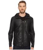 John Varvatos Star U.s.a. - Short Parka With Exposed Zippers