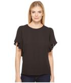 B Collection By Bobeau - Acacia Flutter Sleeve Top