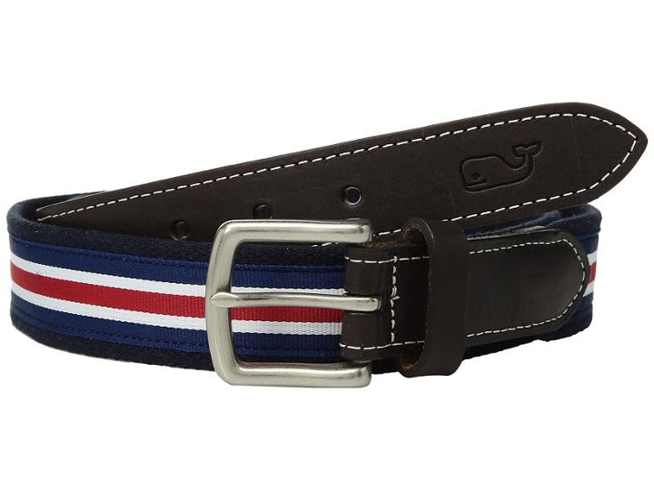 Vineyard Vines - Prep Stripe Canvas Club Belt
