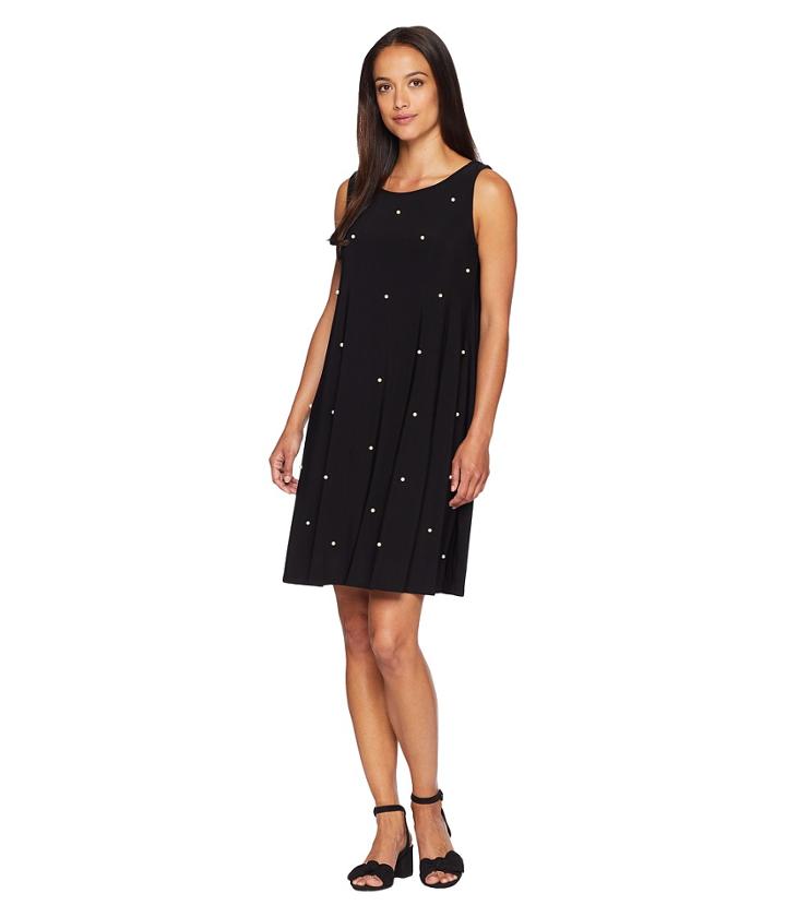American Rose - Thea Sleeveless Dress With Pearls