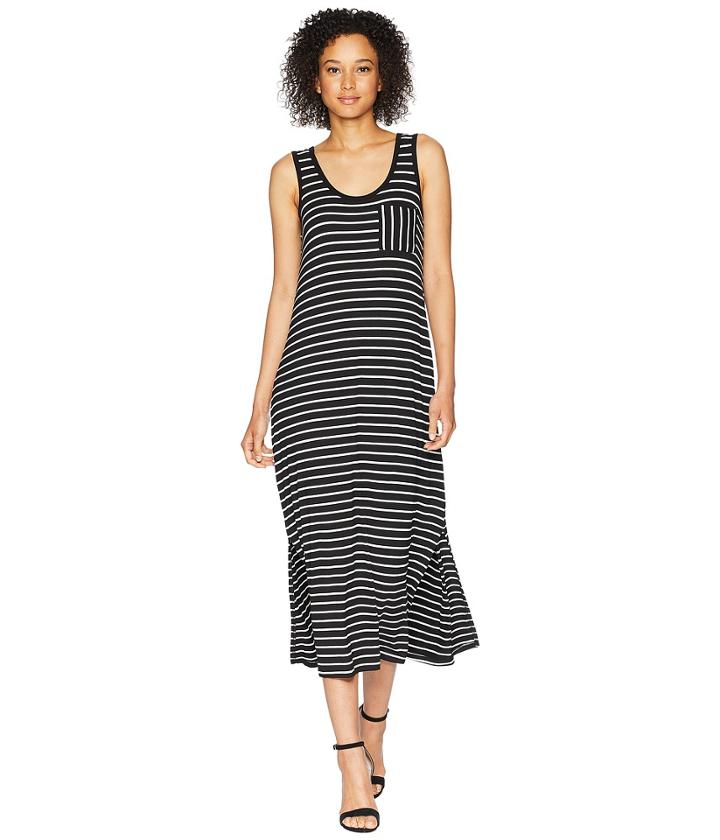 Calvin Klein - Sleeveless Stripe Maxi W/ Pocket