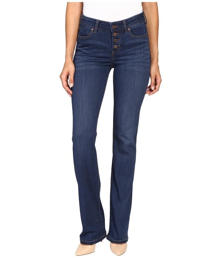 Liverpool - Blake Button Up Boot Jeans In Lakewood Mid Blue