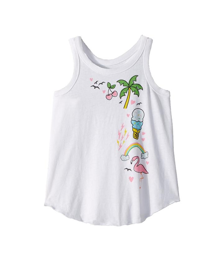 Chaser Kids - Vintage Jersey Vacation Icons Tank Top
