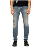 Just Cavalli - Super Slim Fit Jeans In Blue Distressed