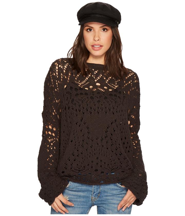 Free People - Traveling Lace Sweater
