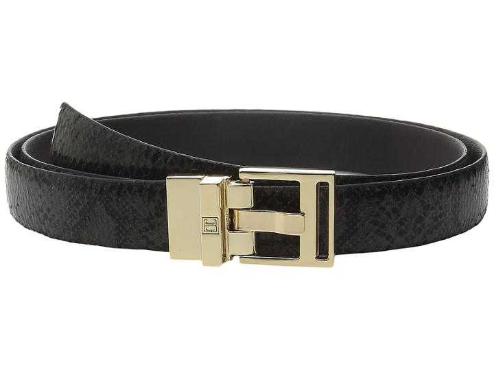 Ivanka Trump - 25mm Reversible Python To Smooth Belt
