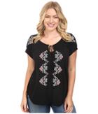Roper - Plus Size 0444 Lightweight Jersey Peasant Blouse
