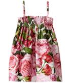 Dolce &amp; Gabbana Kids - Rose Poplin Dress