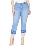 Lauren Ralph Lauren - Plus Size Premier Straight Crop Jeans