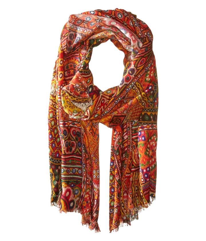Bindya - Mirror Print Wool/silk Wrap