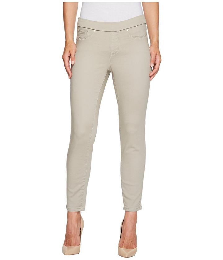Tribal - Pull-on Ankle Knit Denim 28 Jeggings In Light Moss
