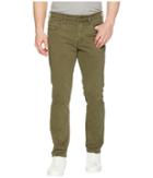 Liverpool - Slim Straight In Comfort Stretch Twill In Olive Night