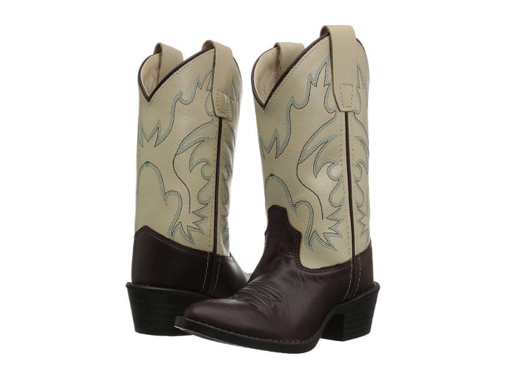 Old West Kids Boots - Bone J Toe