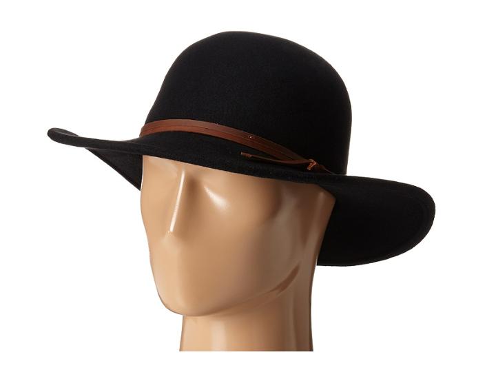 San Diego Hat Company - Wfh7958 Floppy Round Crown And Leather Band